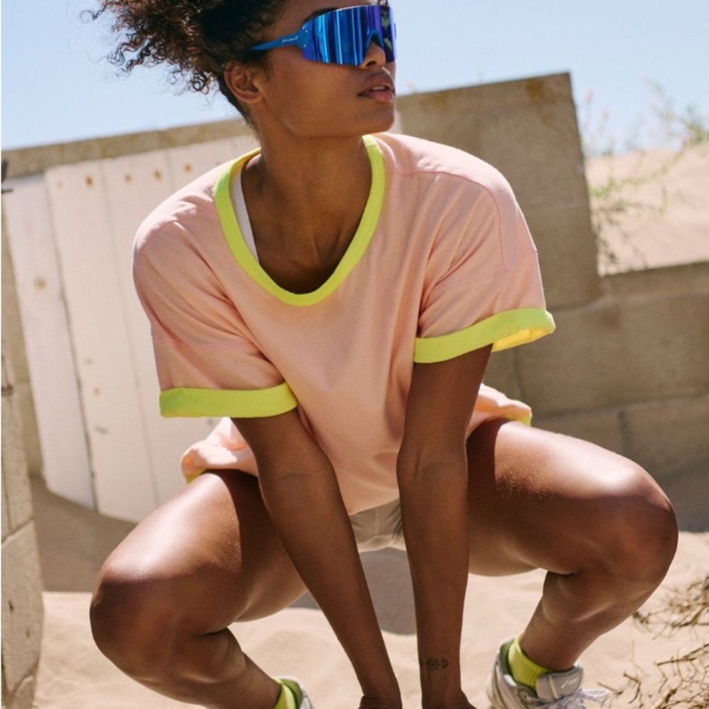 NWT FP Movement Twofer Colorblock Tee Size XS